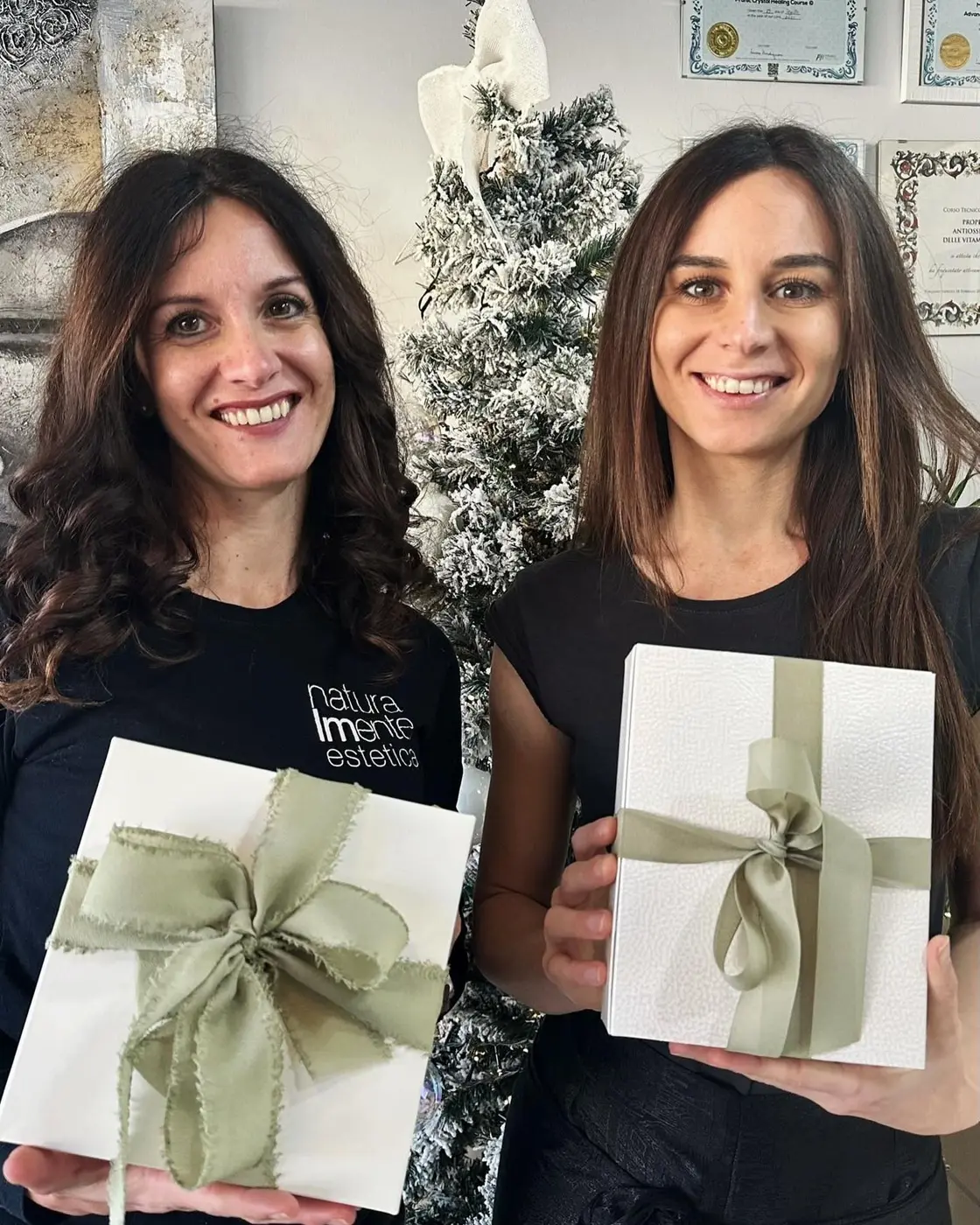 Martina e Lara Chiarellotto, le titolari di Naturalmente Estetica
